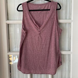 Eddie Bauer Travex Heathered Red Tank Top 2XL 2X XXL EUC